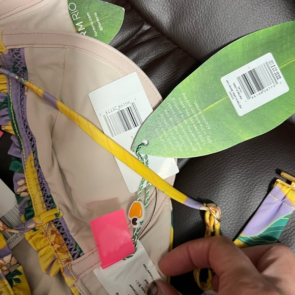 NWT FARM RIO PIETRA FLORAL BIKINI SET L - Picture 4 of 7